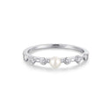 ANIA HAIE Chic Creator | Freshwater Pearl Zirconia Ring