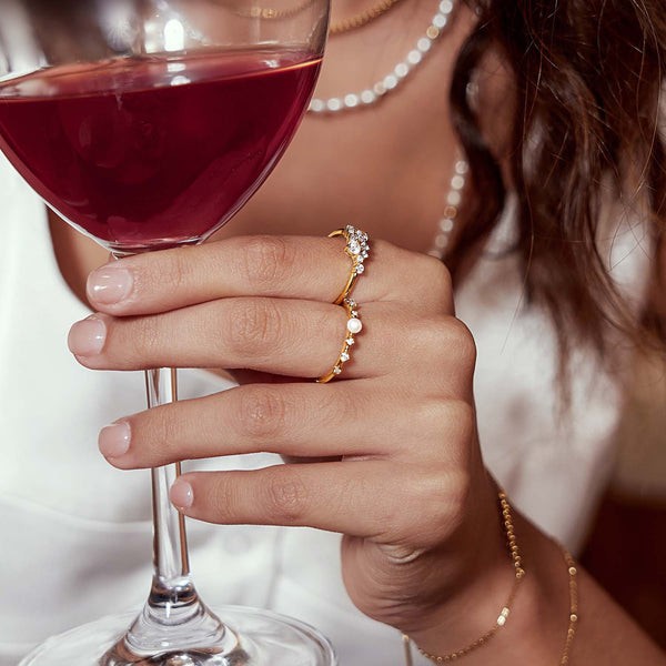 ANIA HAIE Chic Creator | Freshwater Pearl Zirconia Ring