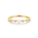 ANIA HAIE Chic Creator | Freshwater Pearl Zirconia Ring