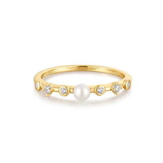 ANIA HAIE Chic Creator | Freshwater Pearl Zirconia Ring