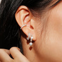 Ania Haie Tidal Abalone Crescent Huggie Earring (18x11MM)