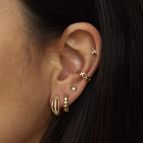 Karma Earcuff Open Hearts