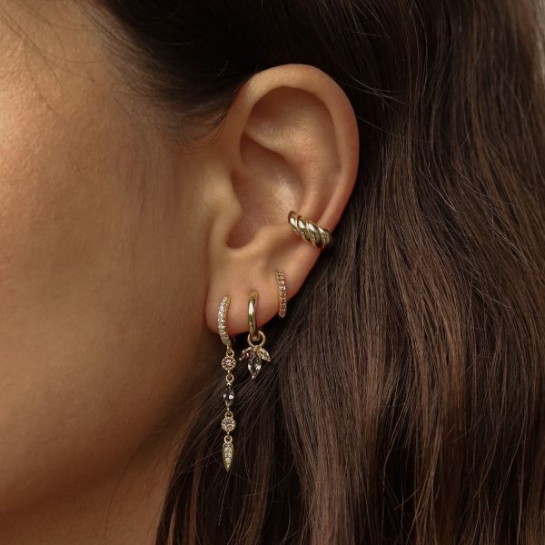 Karma Earcuff Gedraaid Ovaal