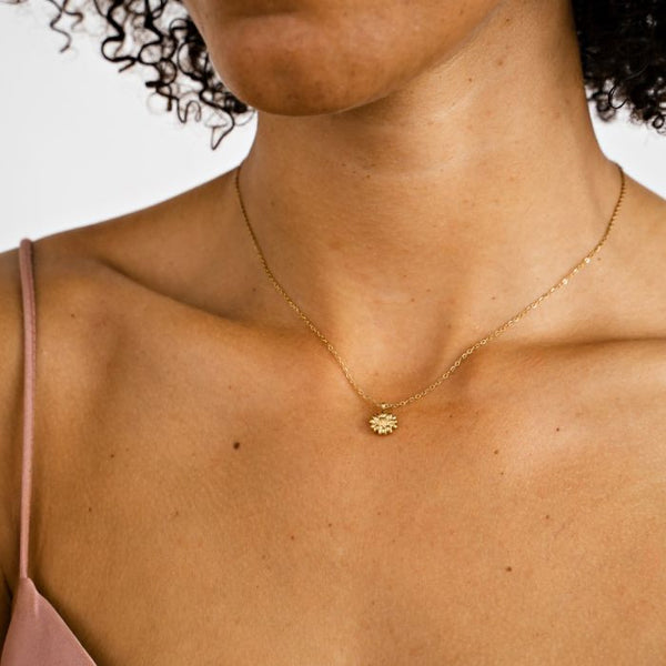 Bijoutheek Collier Zonnebloem