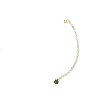 Solid Gold Edelsteen Tussenstuk Ketting - Aventurijn