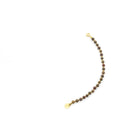 Solid Gold Edelsteen Tussenstuk Ketting - Grass Flower Jaspis