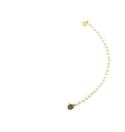 Solid Gold Edelsteen Tussenstuk Ketting - Zoetwaterparel