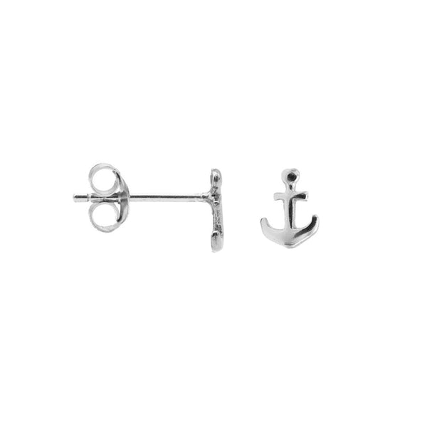 Karma symbols earring anchor