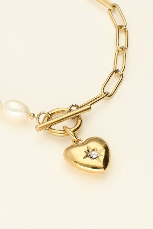 My Jewelery Bracelet with links & pearl