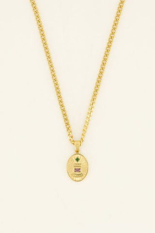 My Jewelery Casa fiore necklace with Ciao Bella pendant 
