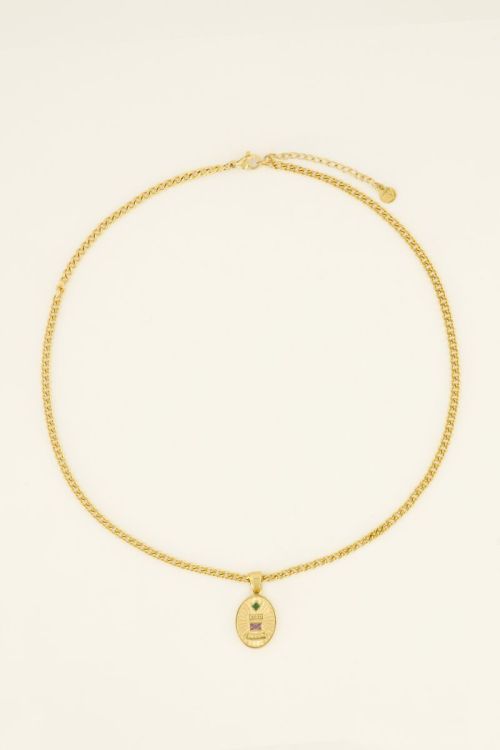 My Jewelery Casa fiore necklace with Ciao Bella pendant 
