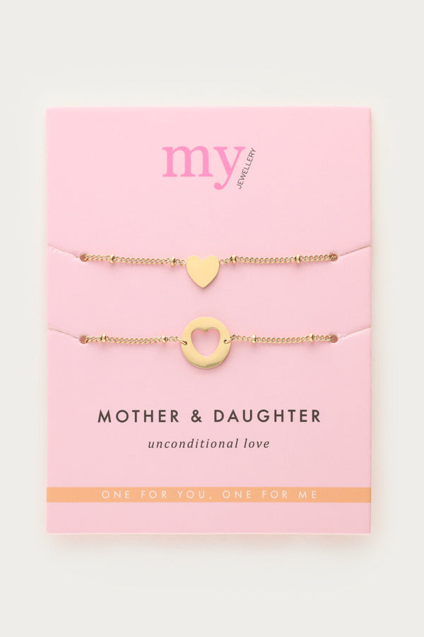 My Jewellery Moeder & dochter armband Goud