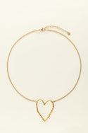 My Jewellery Halskette mit großem Herz und Perlen 
