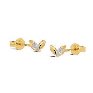 Karma Oorknoppen Zirkonia Leaf Iris