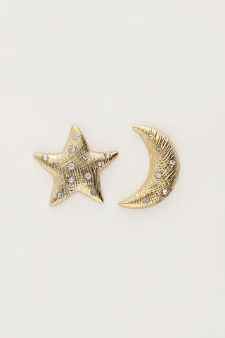 My Jewellery Starry studs maan & ster