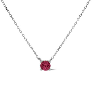 Karma Collier Klassiek Ronde Steen Robijn Rood