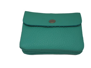 Kaufen aqua Bijoutheek Damenbrieftasche aus italienischem Leder