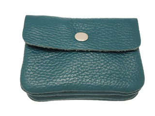 Kaufen blau Bijoutheek Damenbrieftasche aus italienischem Leder