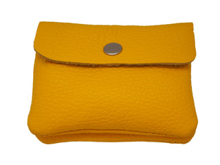Koop corn-yellow Bijoutheek Italian leather ladies wallet