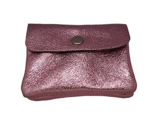 Koop metallic-pink Bijoutheek Italian leather ladies wallet
