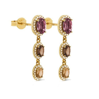 Karma Oorknoppen Sparkly Days Wijn Rood