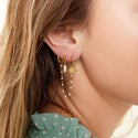 Yehwang Earrings Sun Pearls