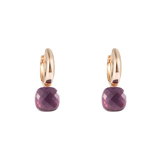 Koop purple Go Dutch Label Earrings Square Stone