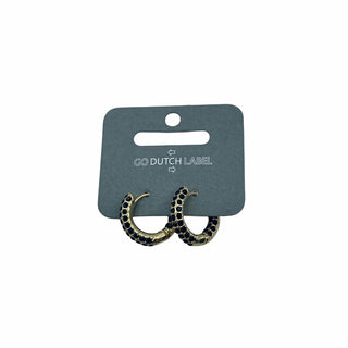 Kaufen schwarz Go Dutch Label-Ohrringe glänzen rundum