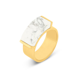 Koop white Melano Kosmic Kaya ring gold (50-60MM)