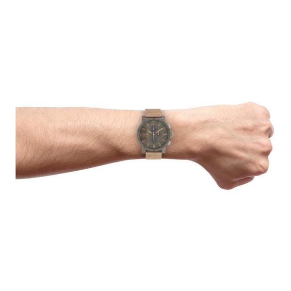 Oozoo Heren Horloge-C10685 Rosé/donker grijs (45mm)