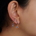 Dottilove Earrings 5 ​​white stones