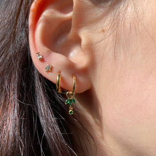 Koop green Dottilove Flower earrings