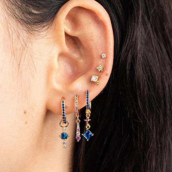 Dottilove Earrings multi stones