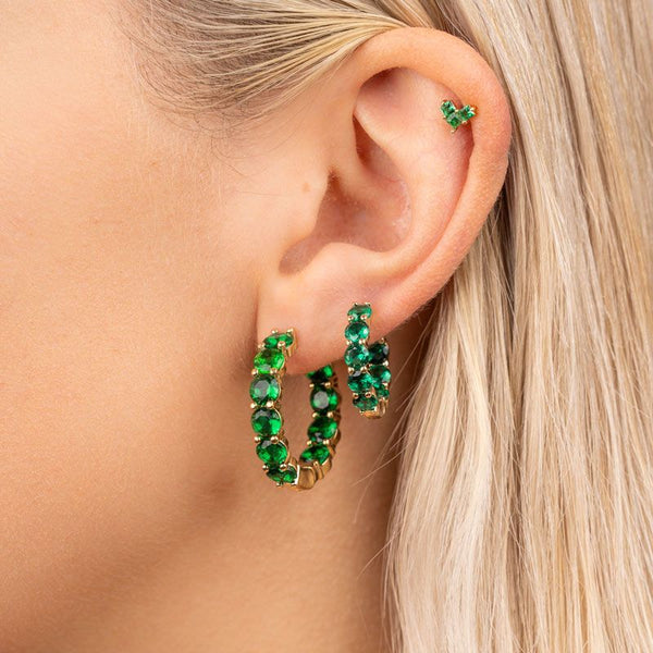 Dottilover earrings white stones