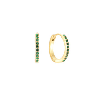 Koop green Bijoutheek Earrings Zirconia Nine dot Stones
