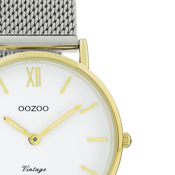 Oozoo Dames horloge-C20121 zilver (32mm)