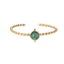 Dottilove Bracelet (Jewelry) Dangle Green Stone