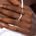 Dottilove Ring (Jewelry) Small Stones One Size