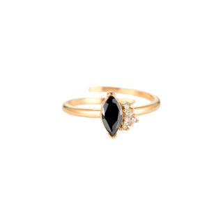 Koop black Bijoutheek Ring (Jewelry) Serena Oral Diamond (One Size) Gold