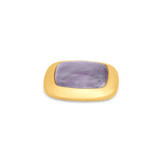 Koop purple Melano Kosmic Gem Square Large stone Gold (22MM)