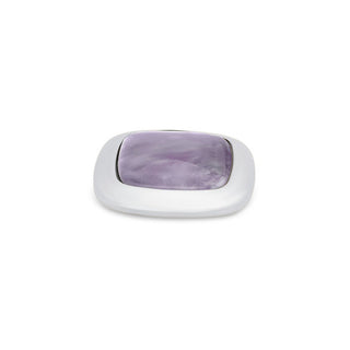 Koop purple Melano Kosmic Gem Square Large stone Silver (28MM)