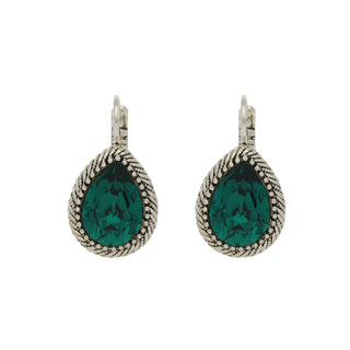 Koop emerald Camps &amp; Camps earring silver-1A566SMB