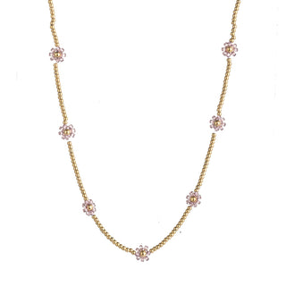 Kaufen lila Go Dutch Label Halskette mit Perlen
