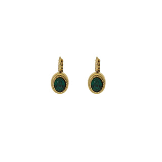 Koop emerald Camps &amp; Camps earring gold-1D150