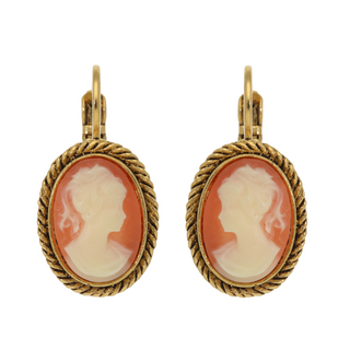 Koop coral Camps &amp; Camps Earring gold 1D893