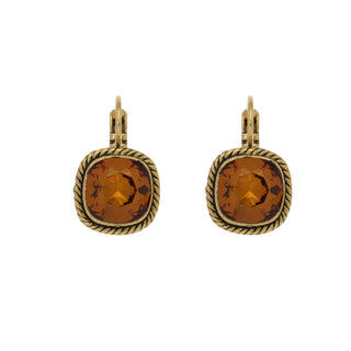 Koop light-amber Camps &amp; Camps square earring Gold