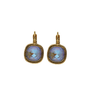 Koop serene-gray Camps &amp; Camps square earring Gold