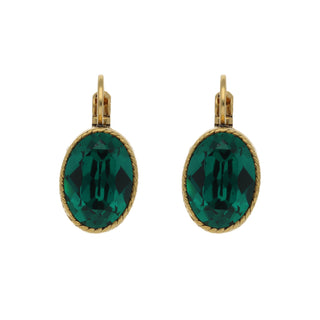 Koop emerald Camps &amp; Camps earring Gold oval
