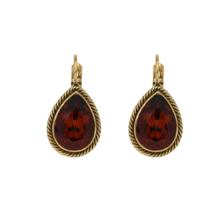 Koop smoked-amber Camps &amp; Camps earrings gold 1d963