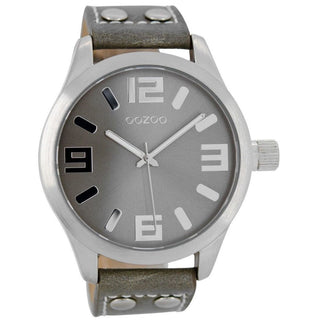 Oozoo Heren/dames Horloge-C1057 Grey  (46mm)